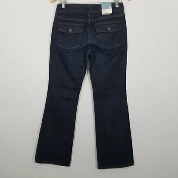 NWT GAP Curvy Low Rise Boot Cut Stretch Jeans Blue Size 4A - Picture 2 of 5